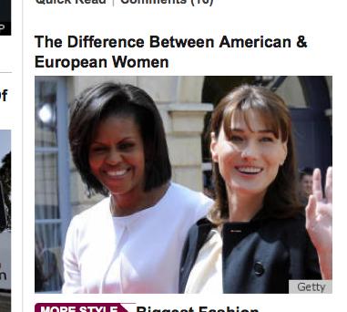 accidental racism - Wuiltouuuuchis 10 The Difference Between American & European Women Getty More Style Biagot Sanhian