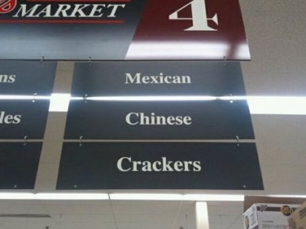 accidental racist - Market Mexican les Chinese Crackers