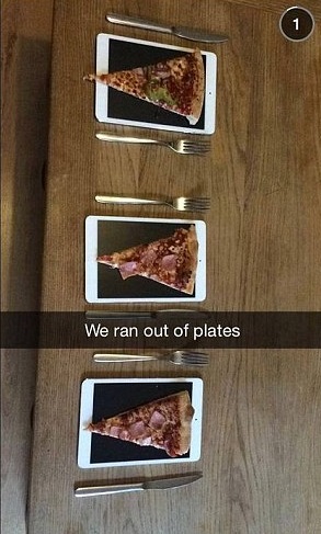 rich kid snapchat rich kid complaining - We ran out of plates