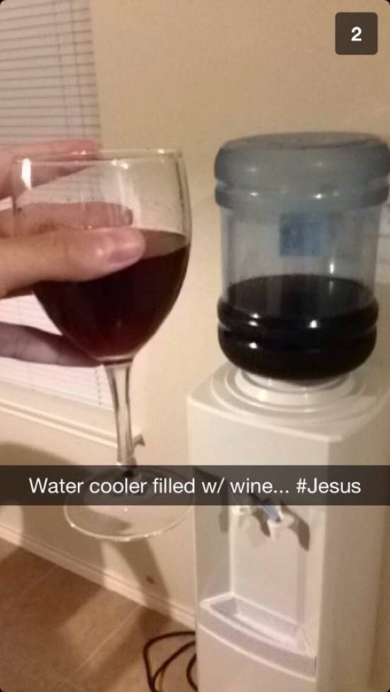 wine water cooler meme - Water cooler filled w wine...