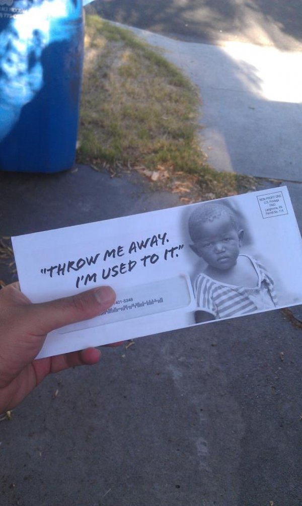 passive aggressive little shit - "Throw Me Away. I'M Used To It." 4016348
