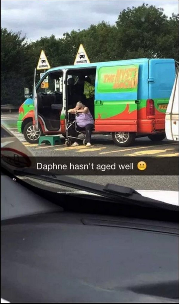 epic snapchat hasn t aged well - Daphne hasn't aged well