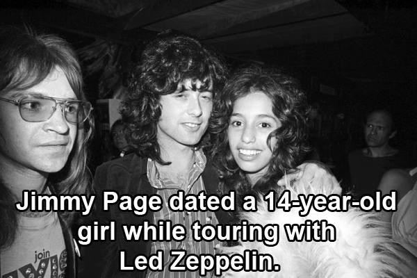 jimmy page lori maddox - Jimmy Page dated a 14yearold girl while touring with Led Zeppelin.