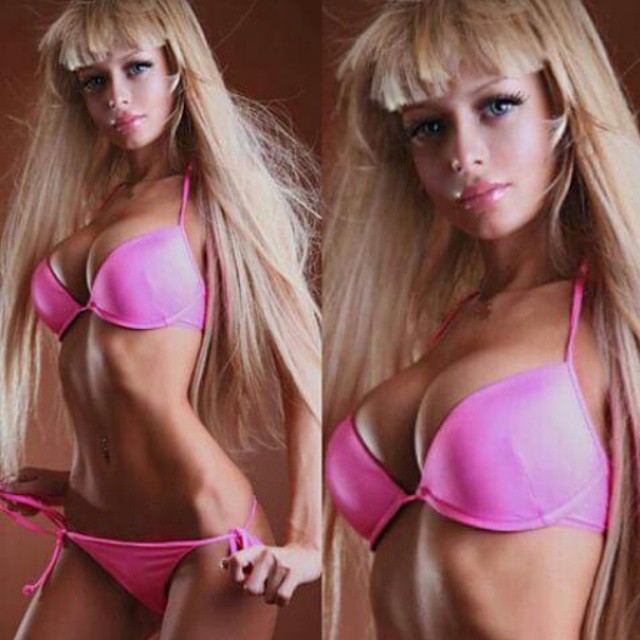 Unlike lesser Human Barbies, Kenova says that her look is 100 percent natur...