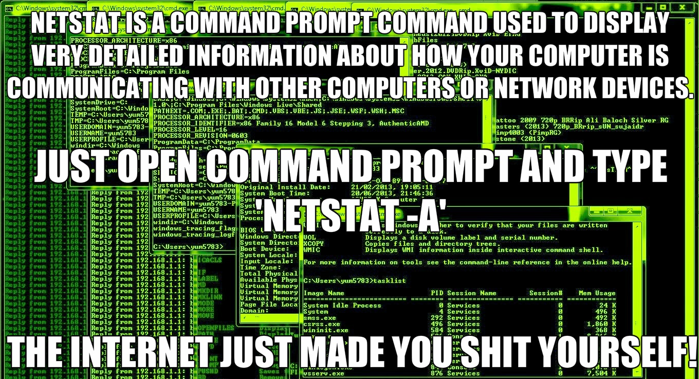 ikatan uda uni sumbar - Netstat Is A Command Prompt Command Used To Display Very Detailed Information About How Your Computer Is Communicating With Other Computers Or Network Devices 2012. Dvdrip XviDwybie 226 y 614 Baloch Silver Rc Chdir .. .. .Hsc Riden