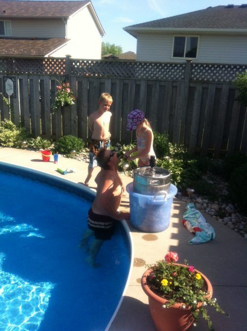 parenting fails - swimming pool