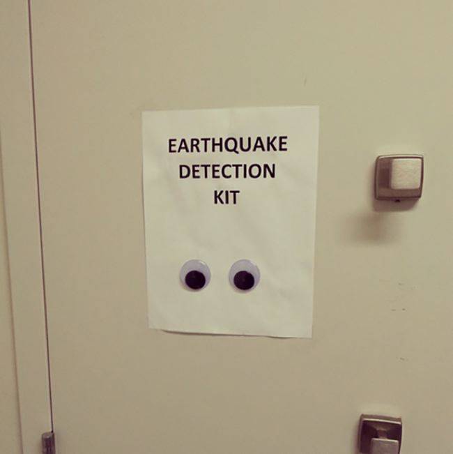 funny bathroom s - Earthquake Detection