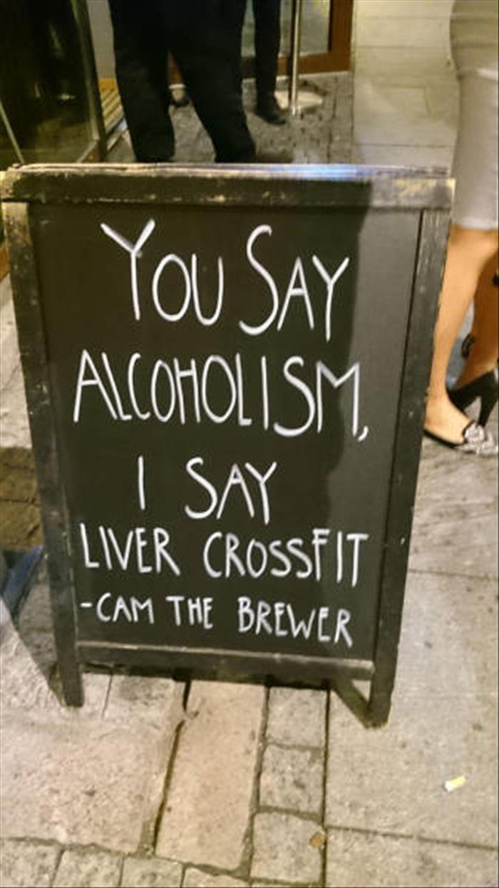 liver funny quotes - You Say Alcoholism, I Say Liver Crossfit Cam The Brewer