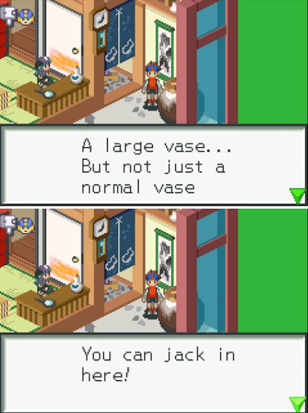 games - A large vase... But not just a normal vase W You can jack in here!