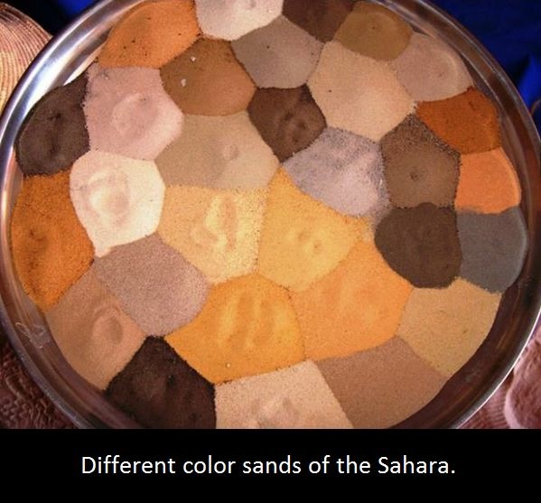 different color sands of the sahara desert - Different color sands of the Sahara.