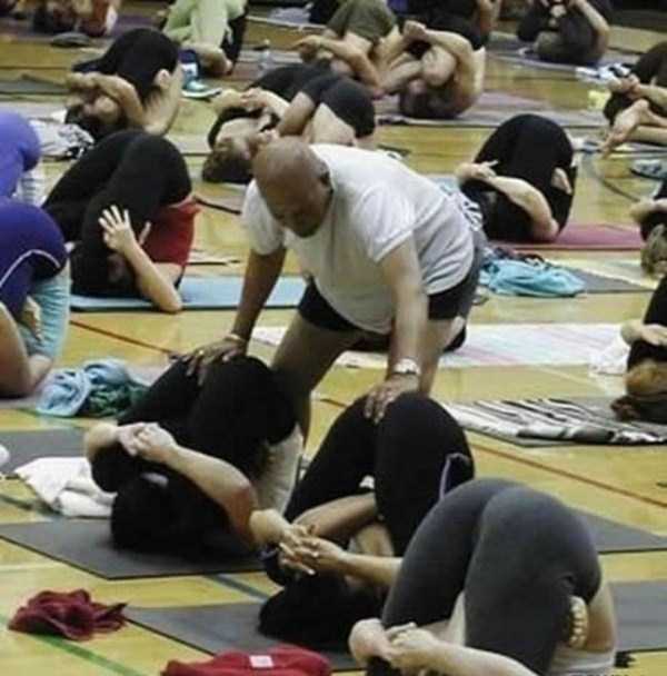 perfect timing yoga meme