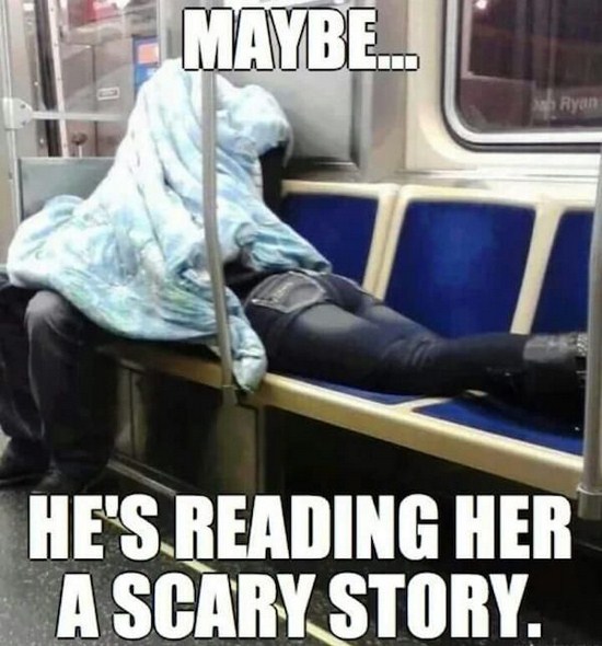 memes - funny scary stories - Maybe... Ryan He'S Reading Her A Scary Story.