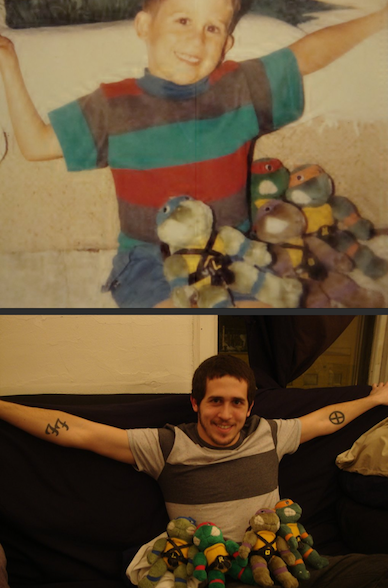 29 Adults Recreated Their Childhood Photos