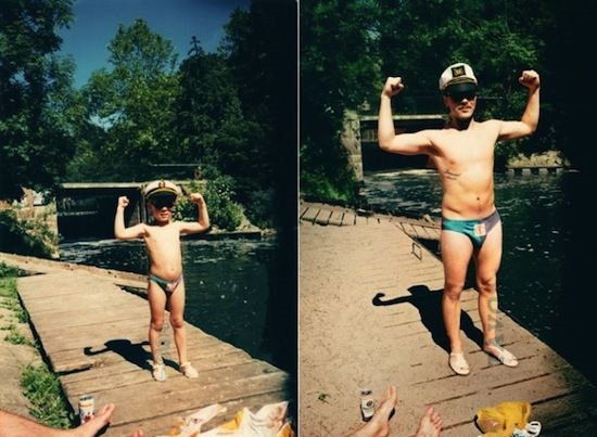 29 Adults Recreated Their Childhood Photos