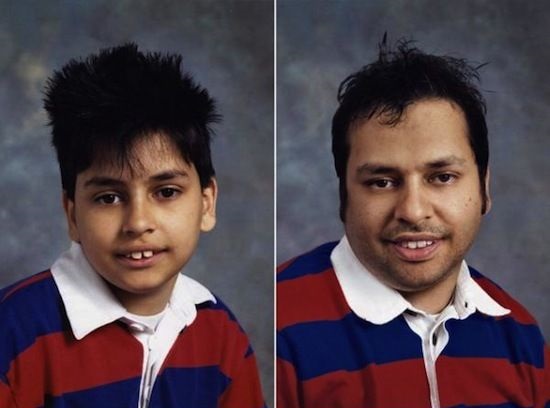 29 Adults Recreated Their Childhood Photos