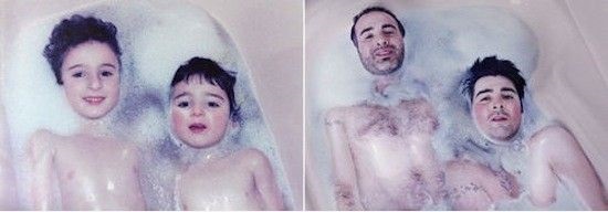 29 Adults Recreated Their Childhood Photos