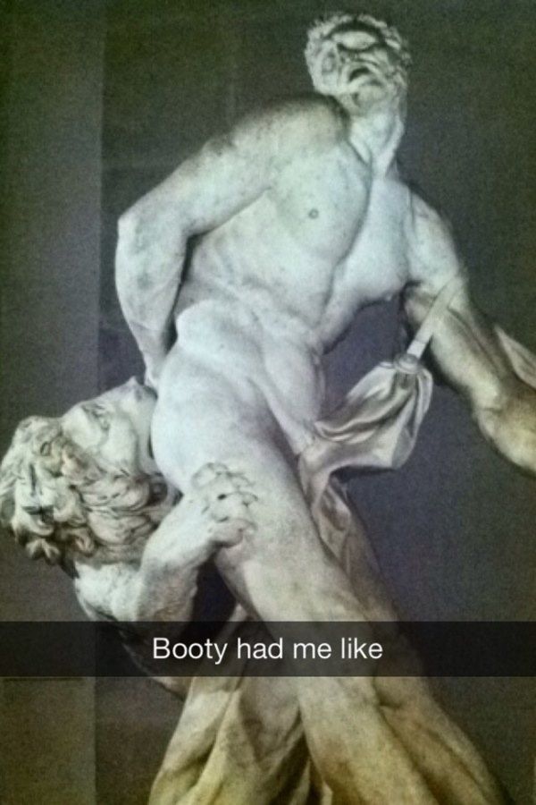 museum snapchat snapchat museum art - Booty had me