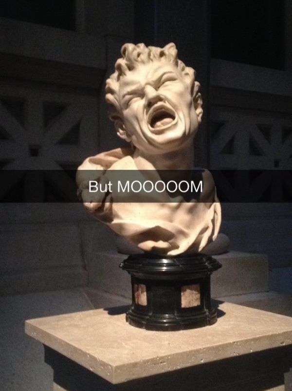 33 Hilarious Museum Snapchats That Captured The True Meaning Of Art