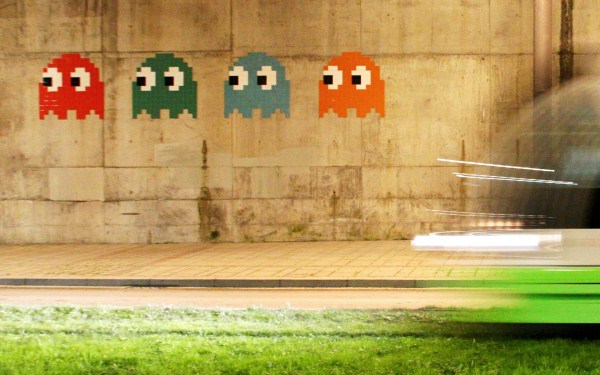 Neighborhoods Enhanced By Amazing Video Game Graffiti