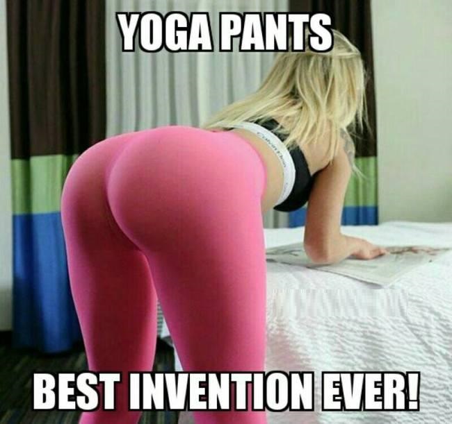 labia outline in yoga pants - Yoga Pants Best Invention Ever!