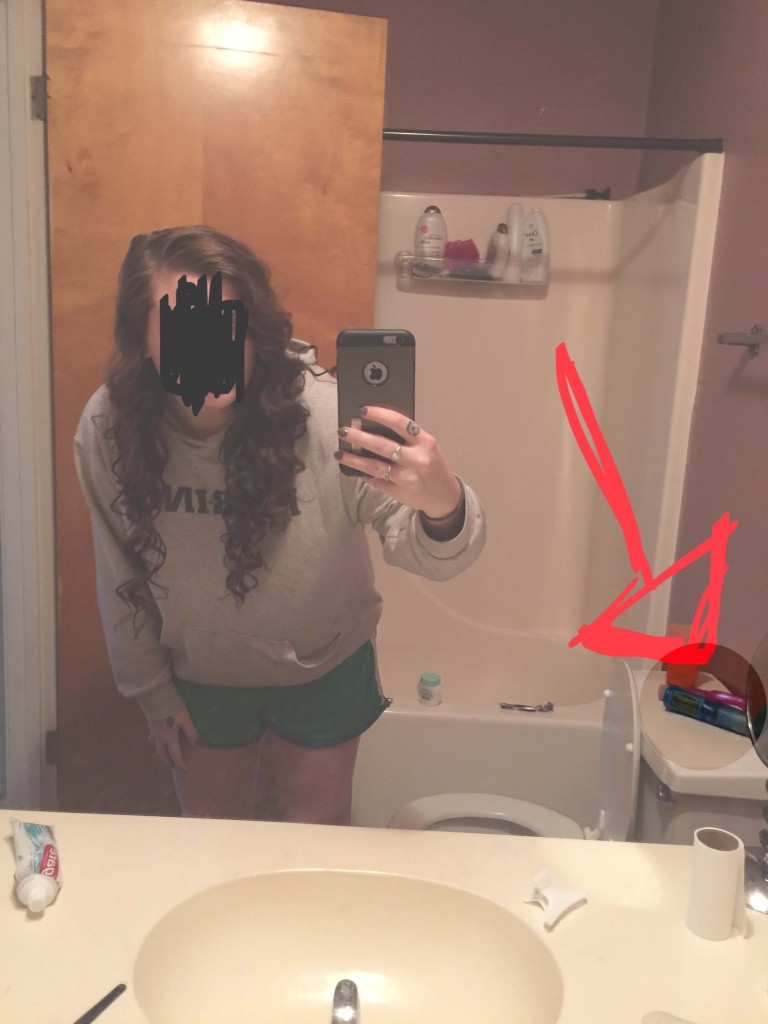 Girl Forgets To Put Away Her "Toys" Before Sending Selfie To Family