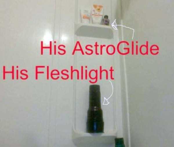 glass bottle - His AstroGlide His Fleshlight