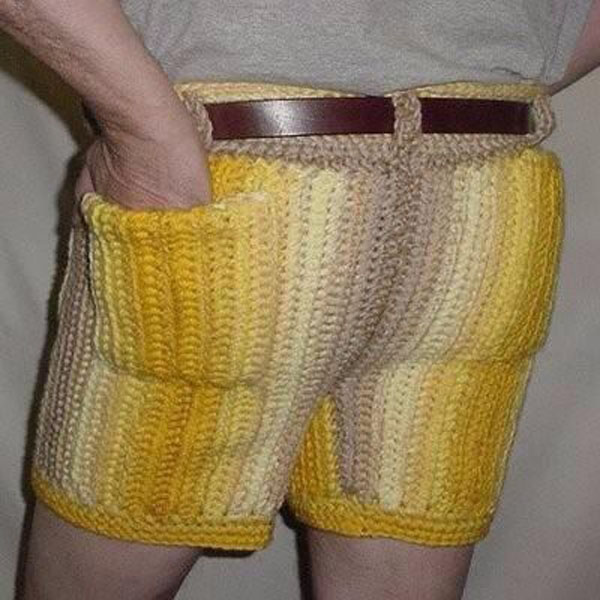 wtf pic crochet shorts