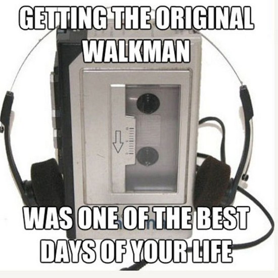 only 90s kid remember - Getting The Original Walkman Was One Of The Best Days Of Your Life