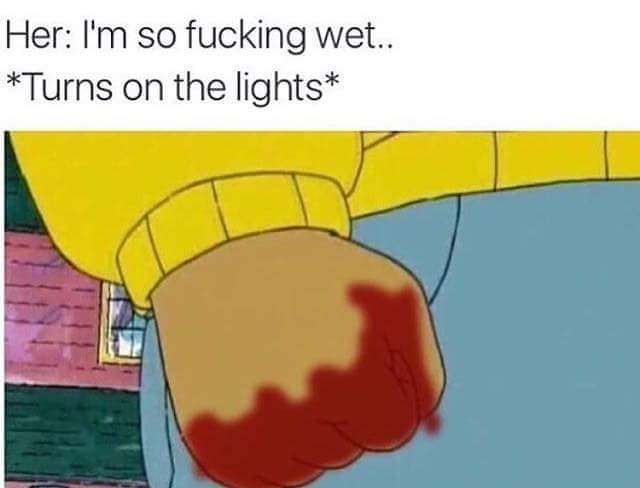 arthur with henny bottle - Her I'm so fucking wet.. Turns on the lights