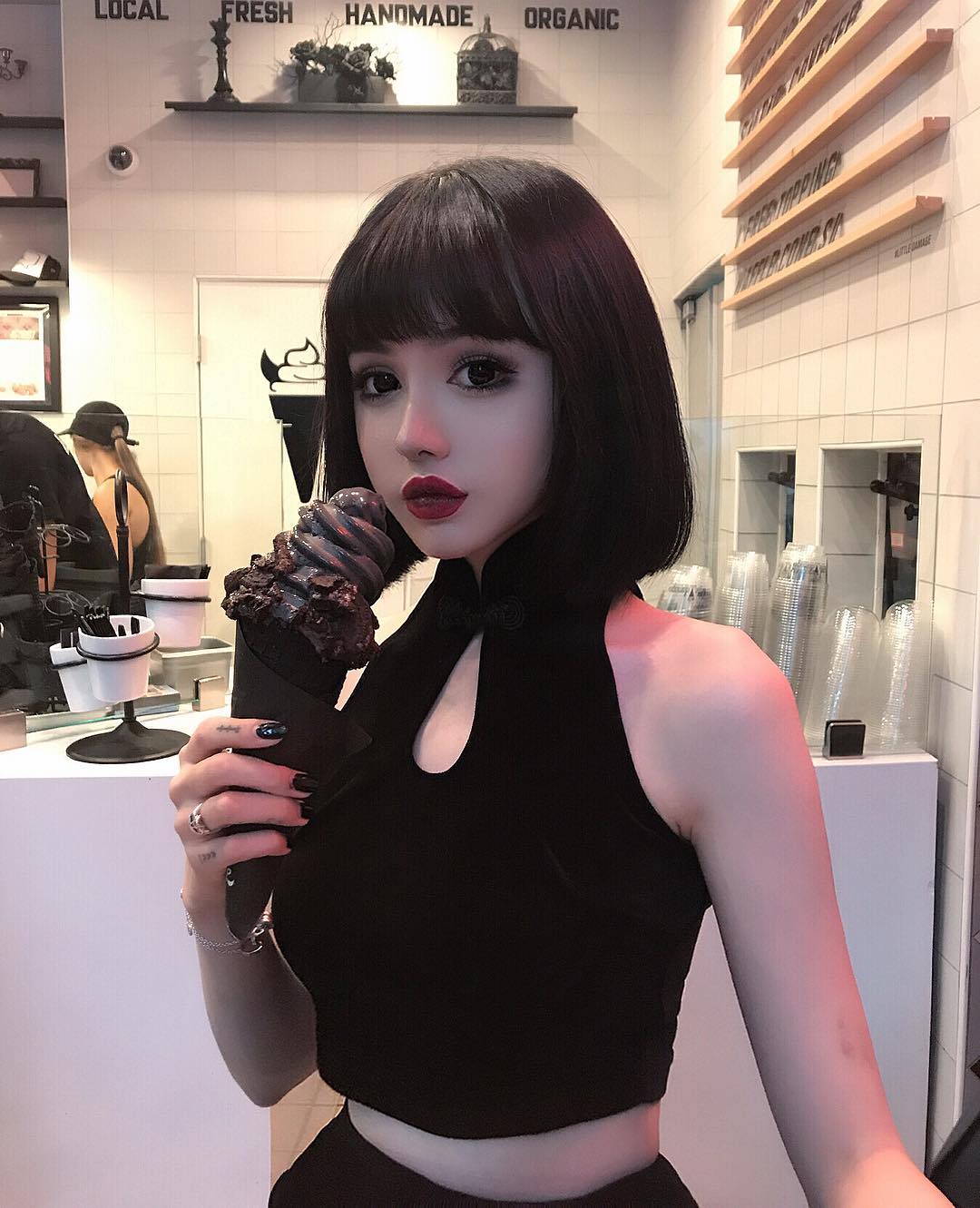 Gothic China Doll Kina Shen Is Definitely Eye Candy
