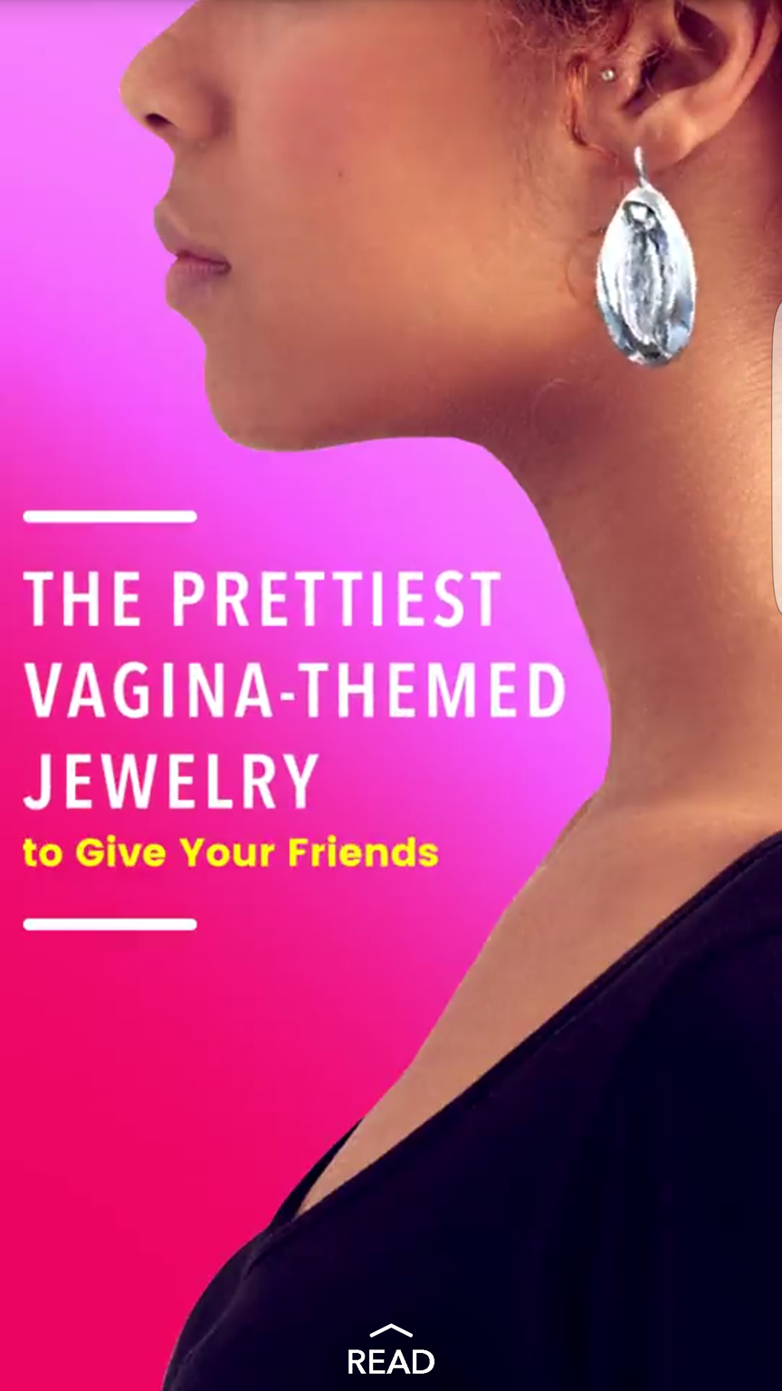 Jewelry that is vagina themed