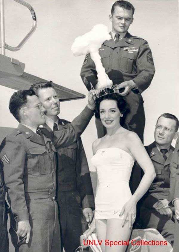 Winner of the Miss Atomic Bomb contest