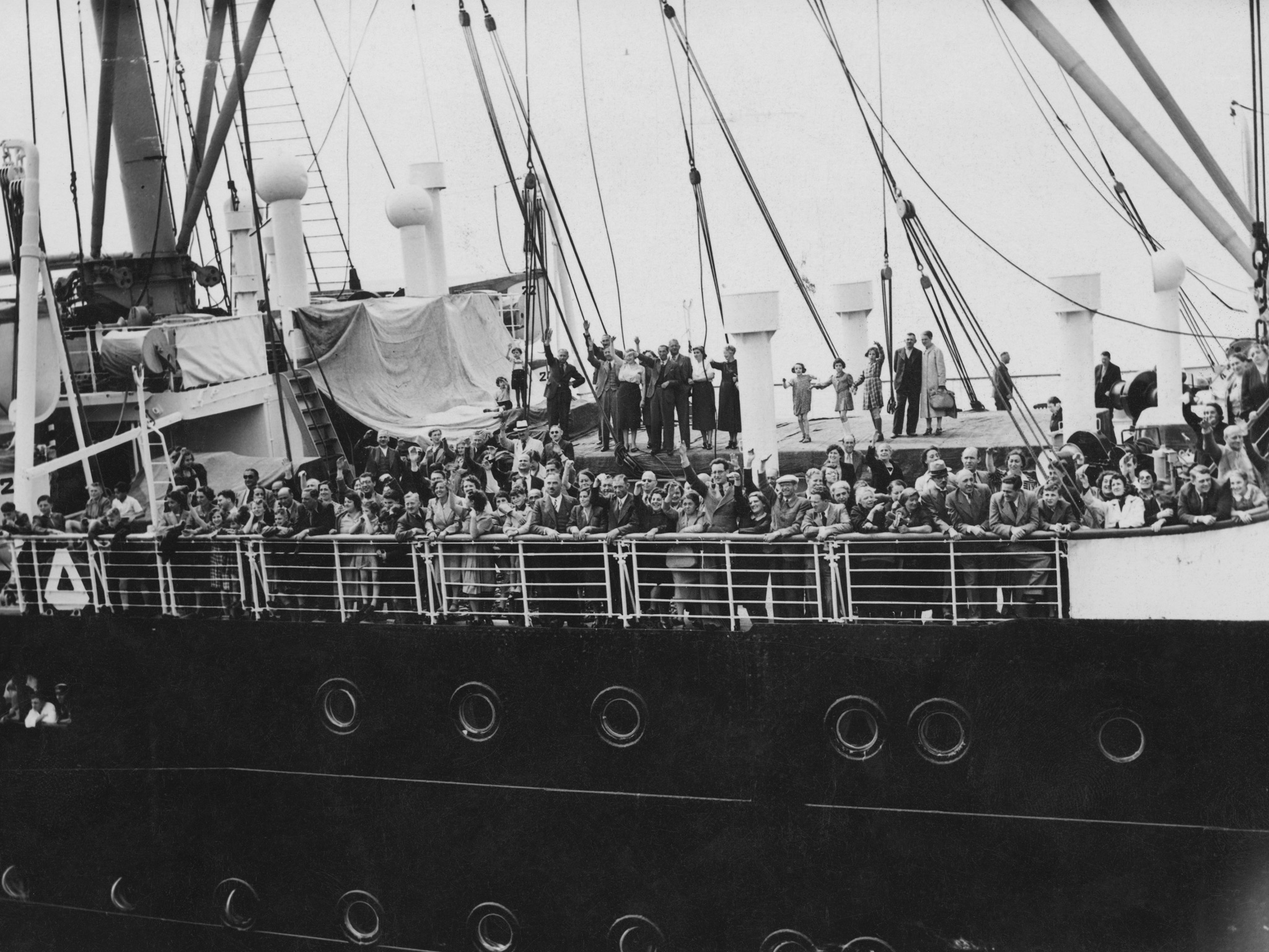 The MS St. Louis when it arrived in Antwerp in 1939. This was a German ocean liner carrying around 900 Jewish refugees. The German captain and his crew got them out of Germany. They first tried to seek asylum in Cuba, but were denied. Then they tried the US and Canada, but both denied them as well. Luckily Belgium, The Netherlands, France and the UK accepted them. However, since 3 of those countries were conquered by the Nazi's, over a quarter of these Jews were shipped to camps and died.