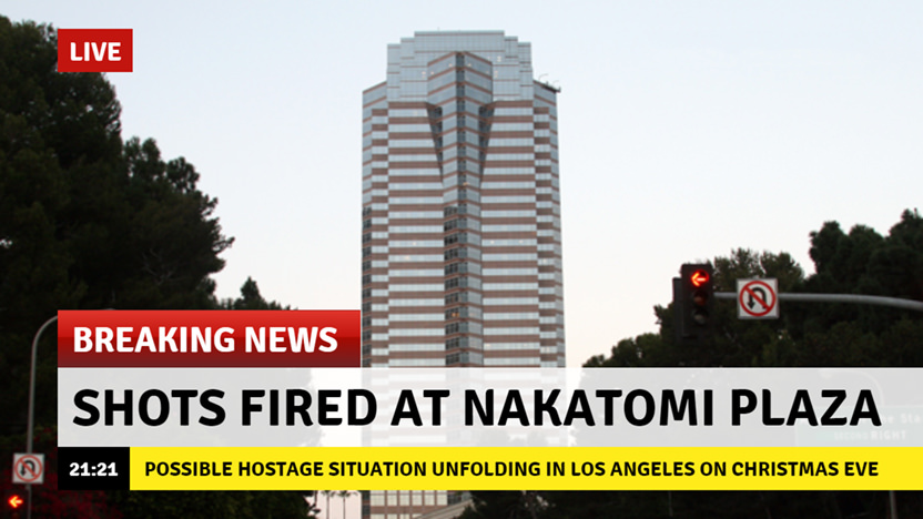 die hard shots fired - Live Live Breaking News Shots Fired At Nakatomi Plaza @ Possible Hostage Situation Unfolding In Los Angeles On Christmas Eve