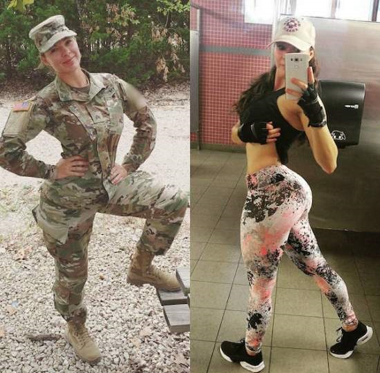 sexy military women