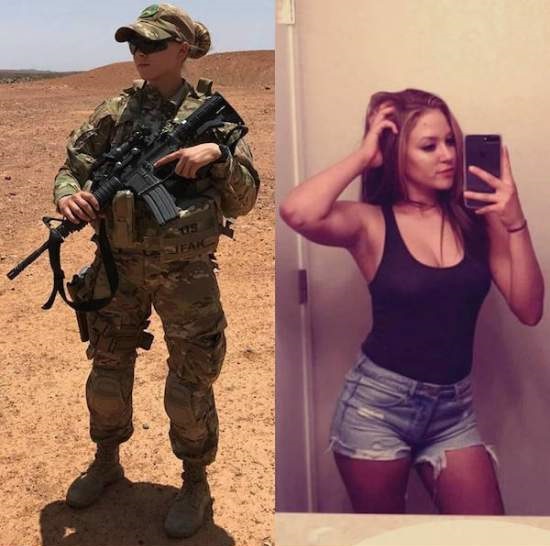41 Sexy Service Women In And Out Of Their Uniforms