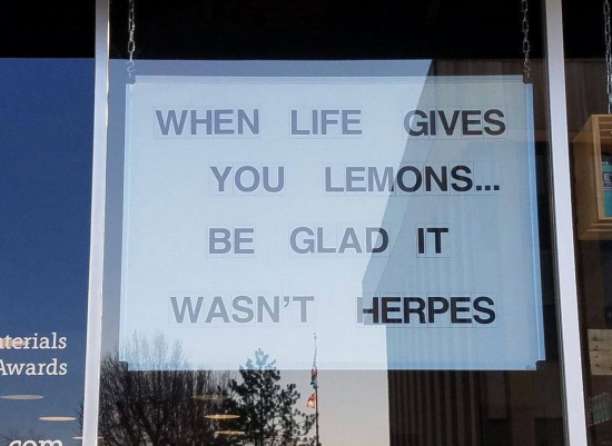 banner - When Life Gives You Lemons... Be Glad It Wasn'T Herpes aterials Awards