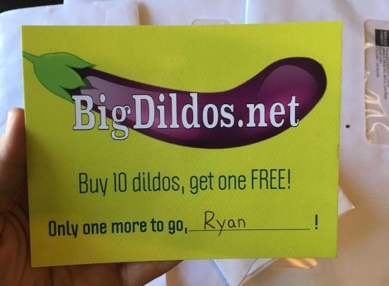 big dildo postcard - Big Dildos.net Buy 10 dildos, get one Free! Only one more to