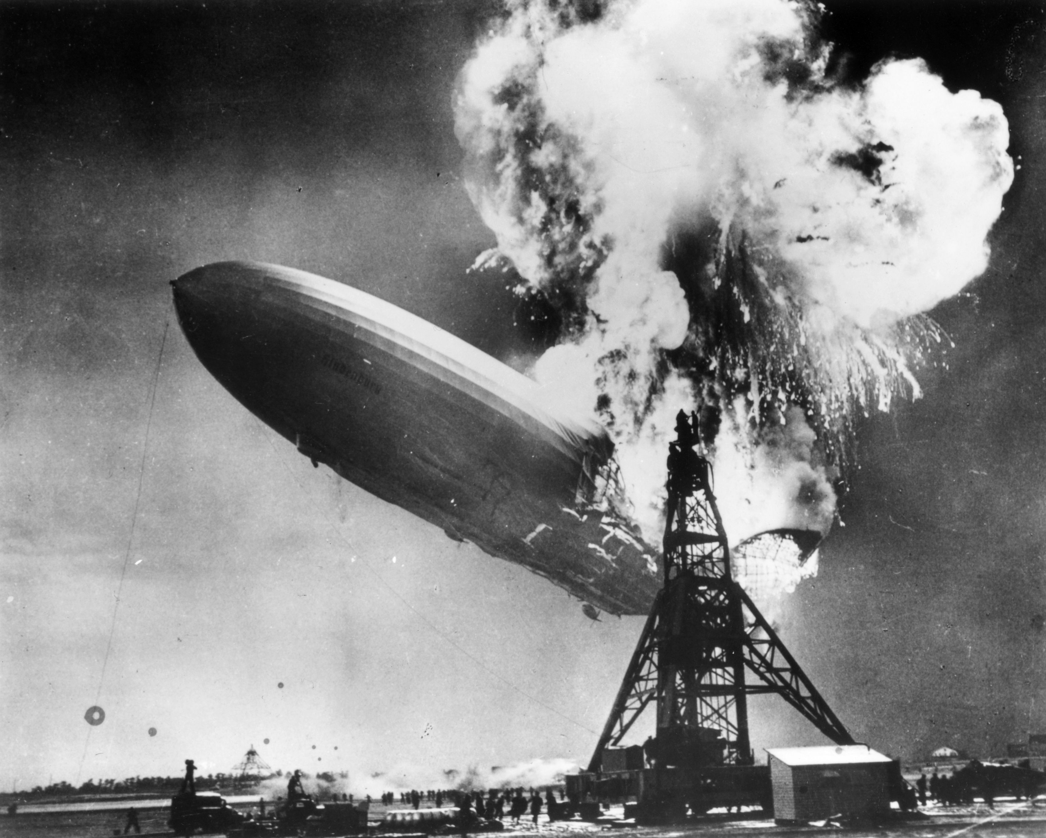 The Hindenburg Disaster - Sam Shere was one of nearly two dozen photographers who scrambled to document the crash of the Hindenburg Zeppelin that killed 36 people on May 6, 1937. But it’s his image, with its grandeur and palpable terror, that has endured over the other photographs. Published on front pages around the world and used on the cover of a Led Zeppelin album decades later, the disaster and the press coverage surrounding it brought the golden age of the airships to a definitive end.
