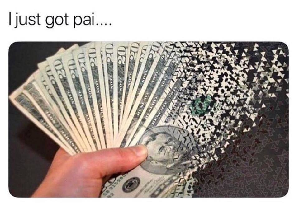 wallet i don t feel so good - I just got pai... 10.53. S on