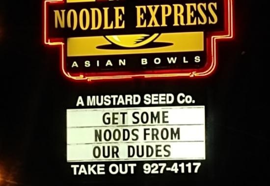 vehicle registration plate - Noodle Express Asian Bowls A Mustard Seed Co. Get Some Noods From Our Dudes Take Out 9274117