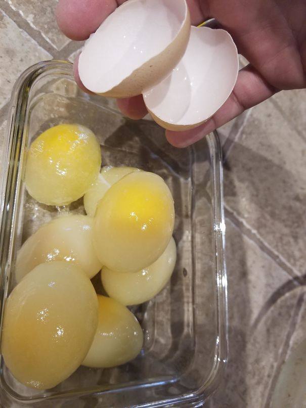 frozen eggs