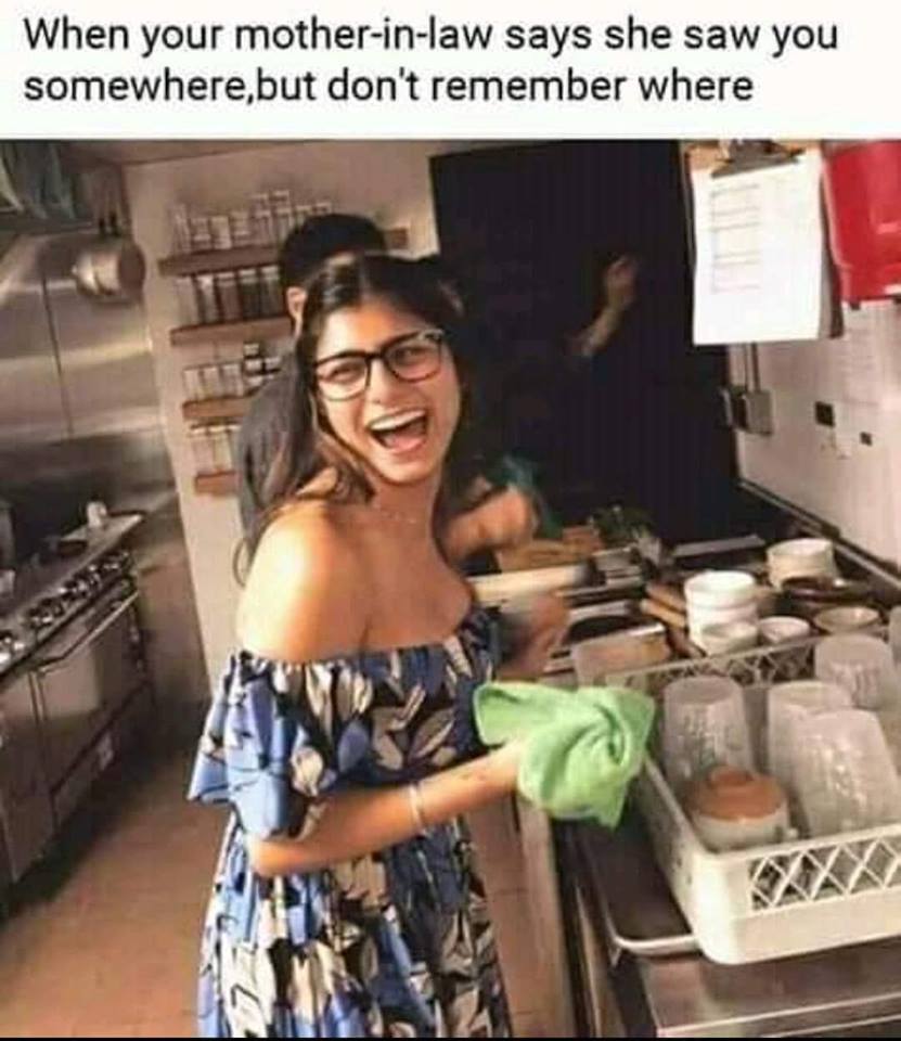 meme your mother in law says she saw you somewhere - When your motherinlaw says she saw you somewhere, but don't remember where
