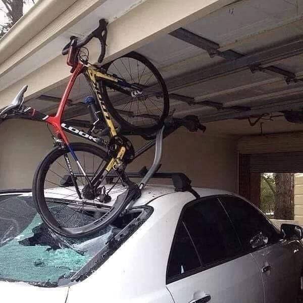 bike on car roof