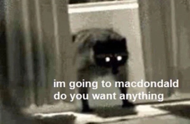 funny memes - do you want from macdondald - im going to macdondald do you want anything