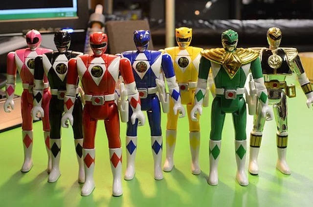 power rangers 90s toys