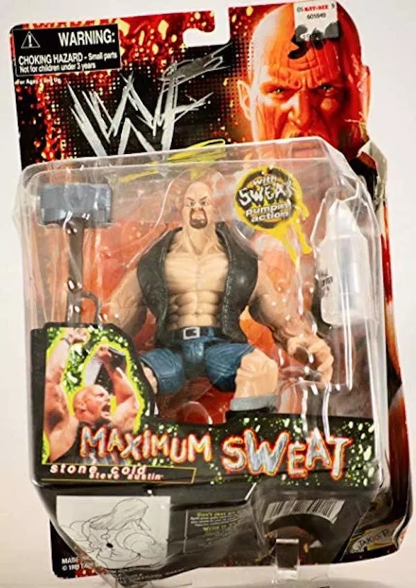 wwf maximum sweat - A Warning Choking HazardSpal parts Not for childrer deres du har pumpi ction ston.Soa!