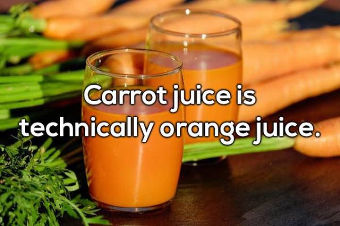 juices for migraines - Carrot juice is technically orange juice.