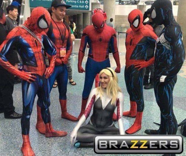 raunchy memes - spider man meme - Parking C&D "ansa Hall Brazzers