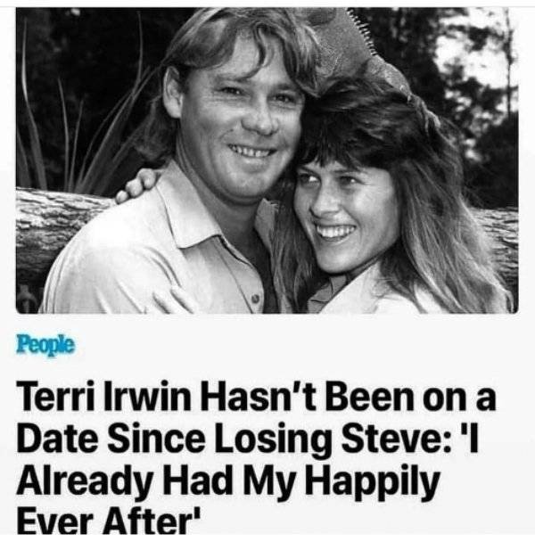 terri irwin hasn t been on a date - People Terri Irwin Hasn't been on a Date Since Losing Steve 'I Already Had My Happily Ever After'